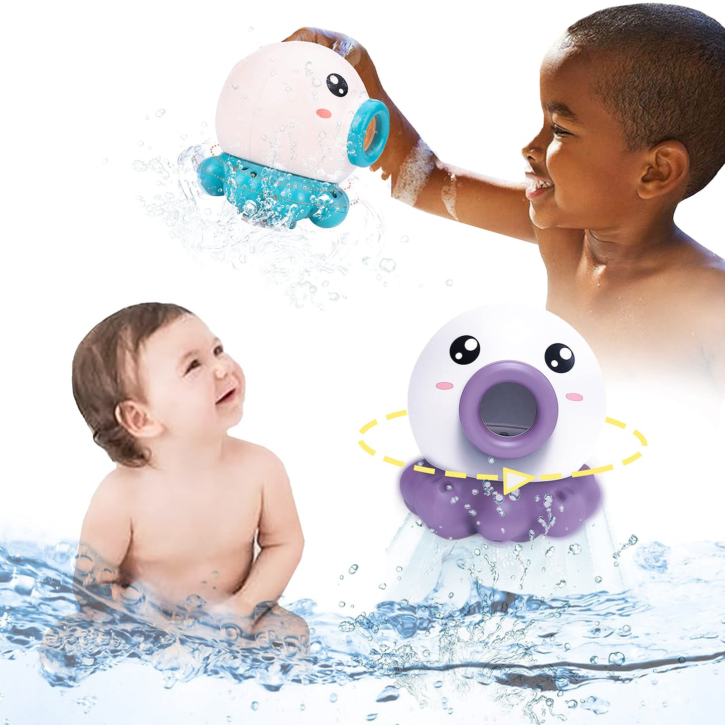 Octopus Fountain Bath Water Toy