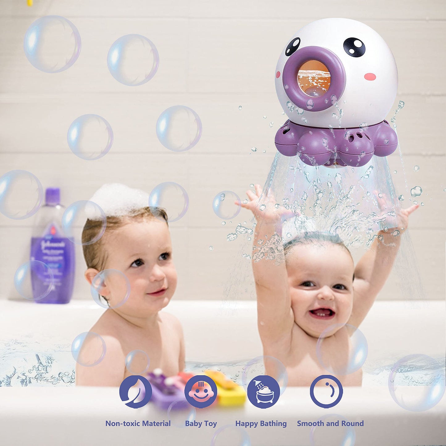 Octopus Fountain Bath Water Toy