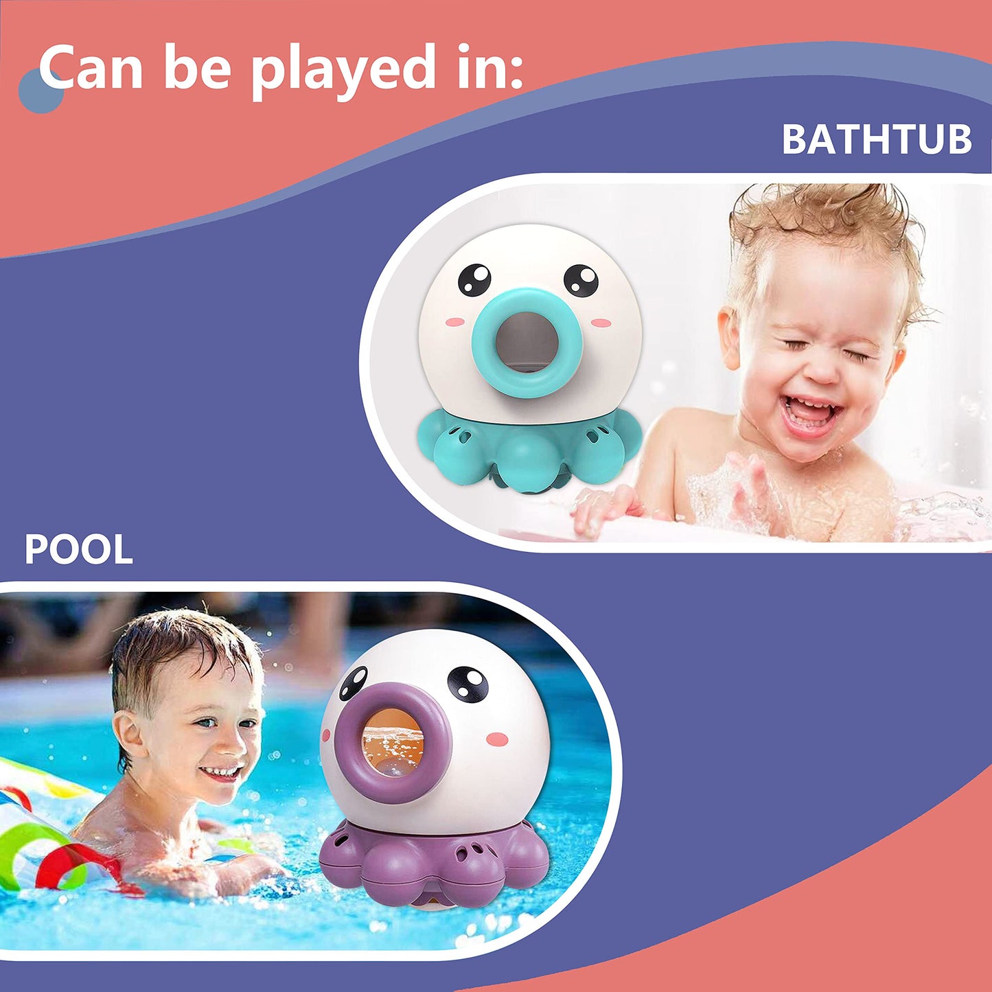 Octopus Fountain Bath Water Toy
