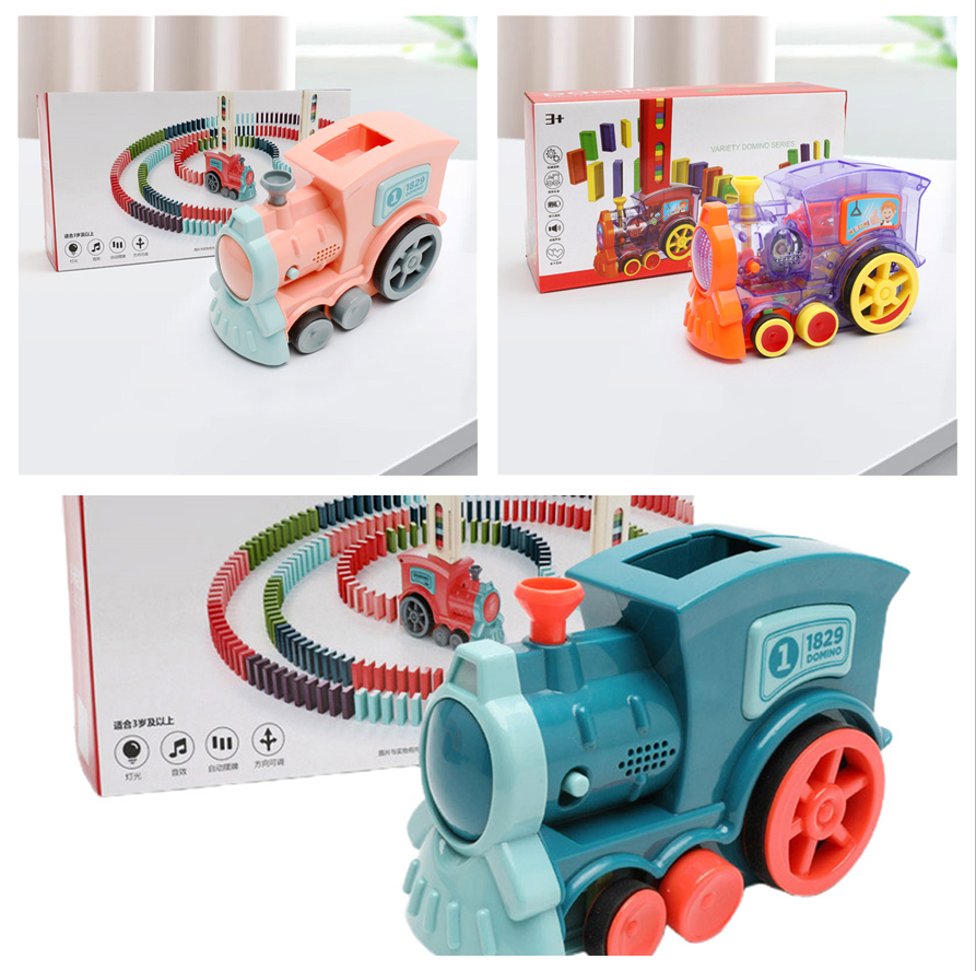 Domino Electric Building Blocks Train Toy