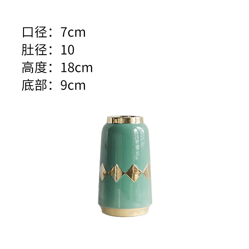 Square Retro Ceramic Bottle