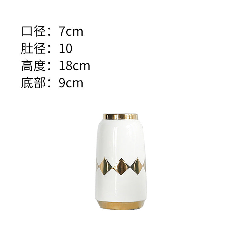 Square Retro Ceramic Bottle