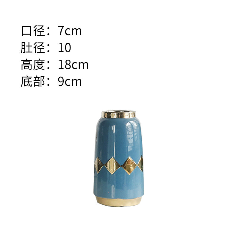 Square Retro Ceramic Bottle