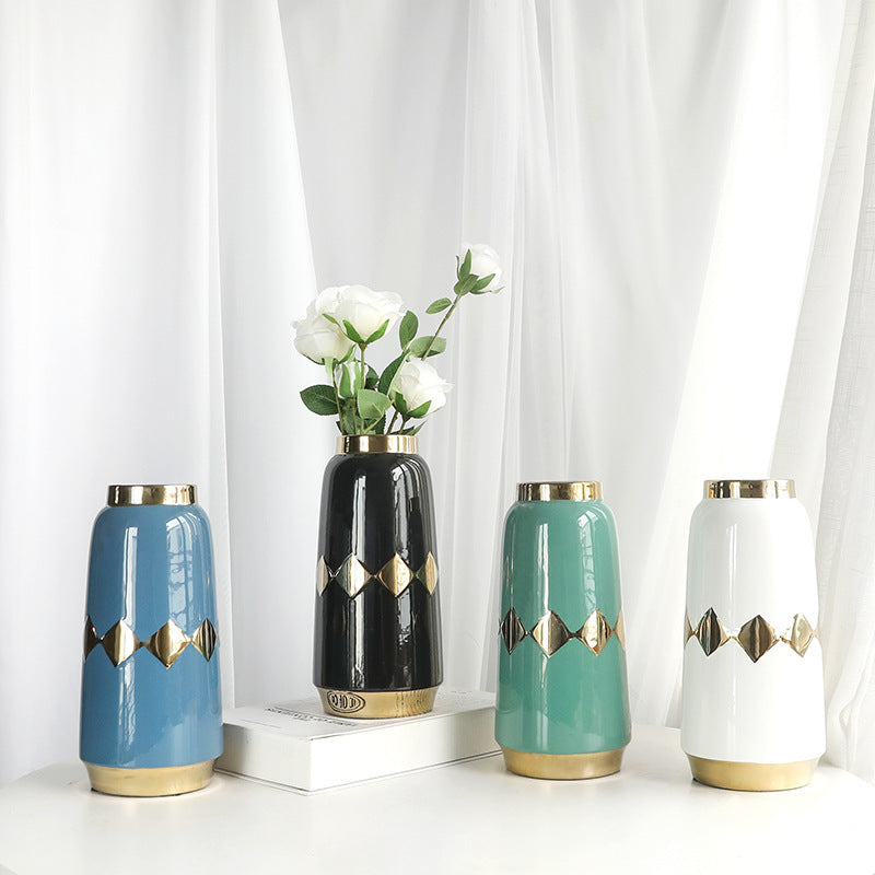 Square Retro Ceramic Bottle