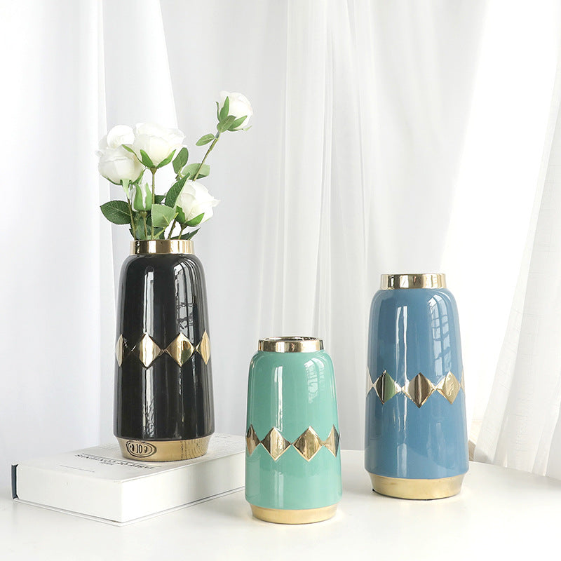 Square Retro Ceramic Bottle