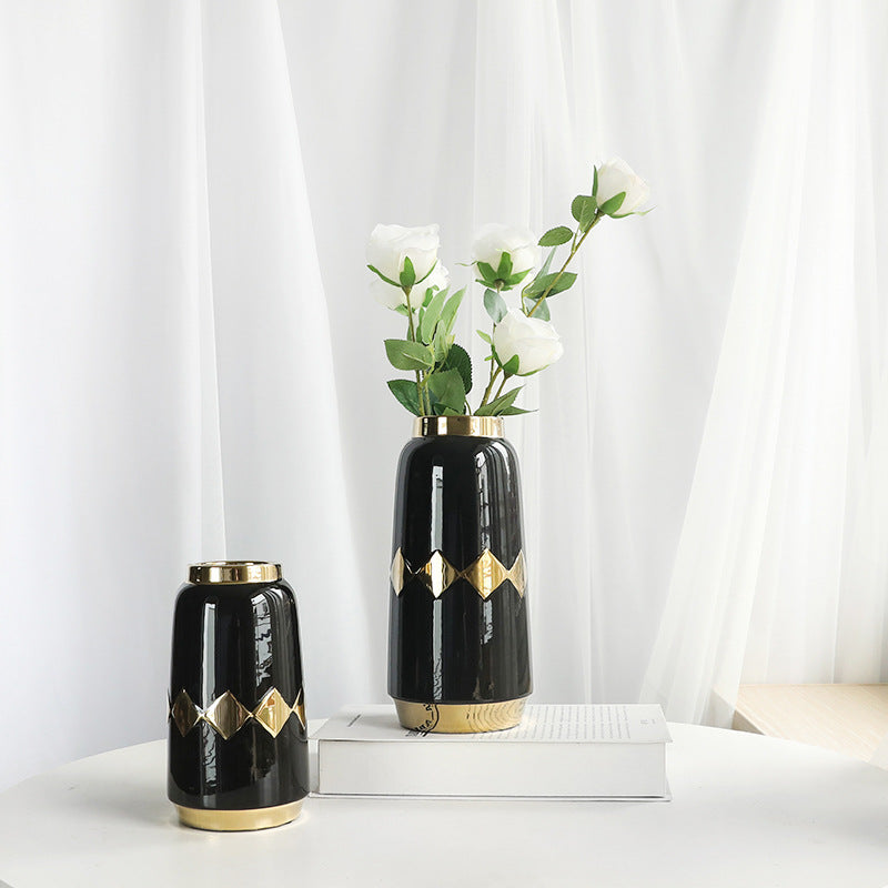 Square Retro Ceramic Bottle