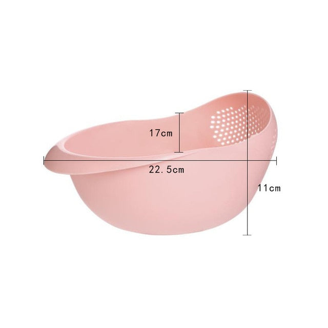 Rice Sieve Plastic Basket Sink Drain