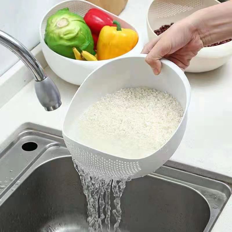 Rice Sieve Plastic Basket Sink Drain